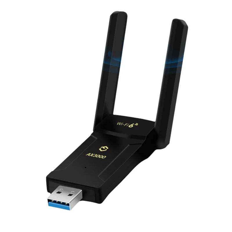 AX3000 Wifi 6E BT5.2 USB アダプタネットワークレシーバー USB3.0 トライバンド 2.4 グラム/5 グラム/6Ghz Wifi 6 ワイヤレスネットワークカード Win10/11 用