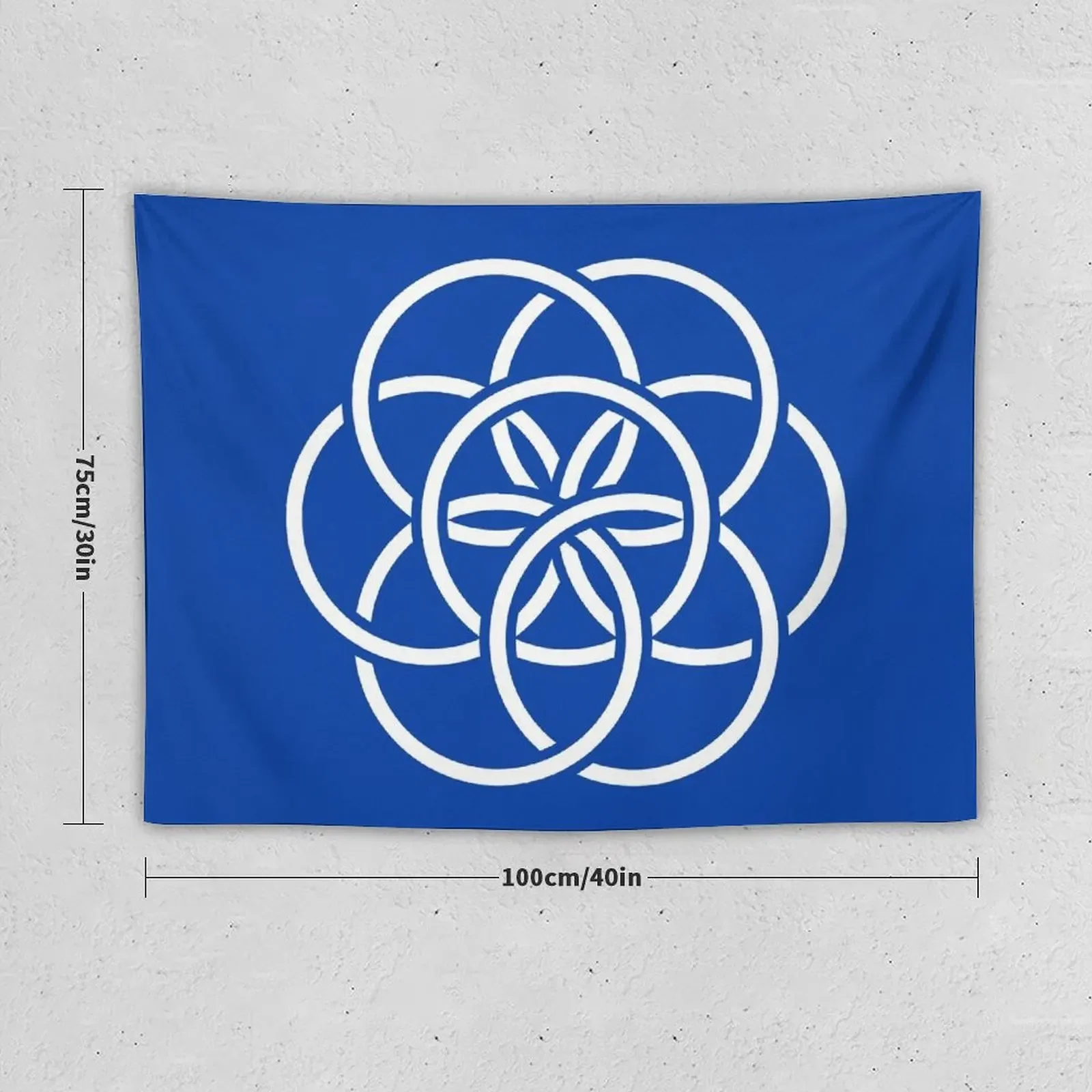 Tapiz de la bandera internacional del Planeta Tierra, decoración de habitación, tapiz de pared estético