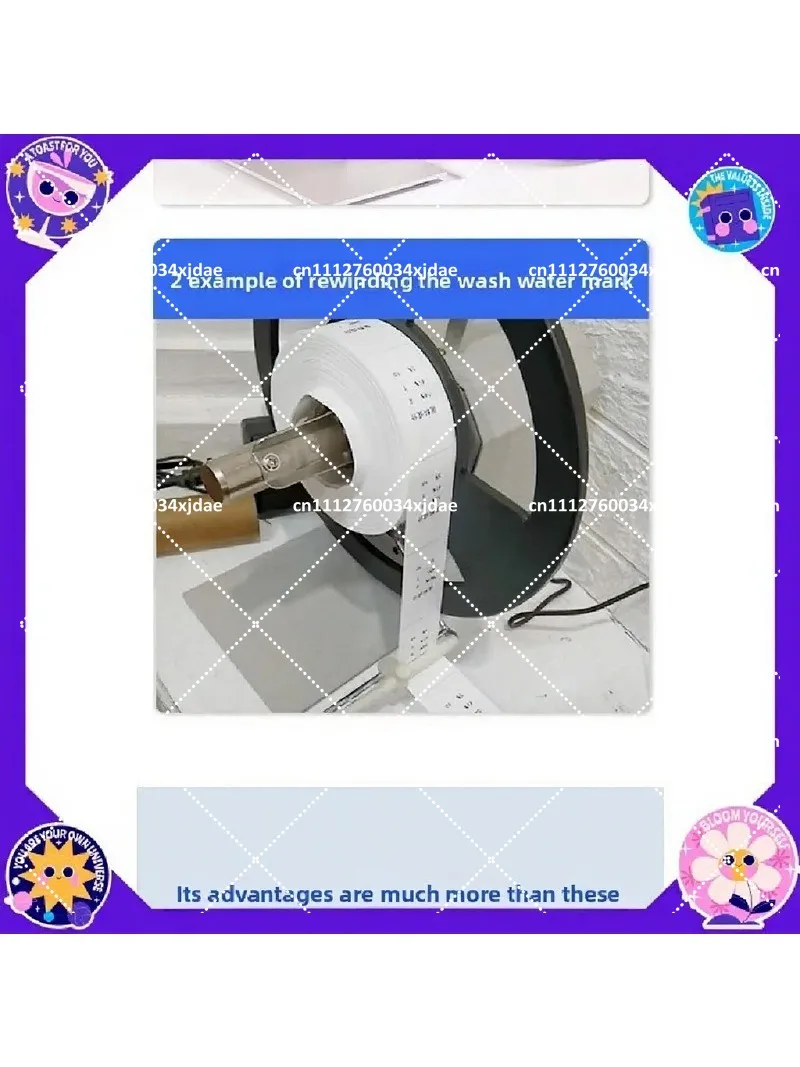 Hot-selling Label Rewinder, Automatic Synchronization Adhesive Rewinder, Adjustable Speed, Small Efficient Convenient