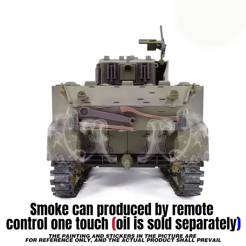 1:16 RC komora USA stuart M5A1 lehký komora modelka 2.4G vojenské dopravní prostředek daleký ovládání pásový auto bitva tanků modelka koníček hraček RTR