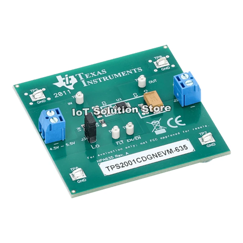 TPS2001CDGNEVM-635 Evaluation Module for Single Ch Curr-Lim USB Power Dist Sw TPS2001CDGNEVM 635