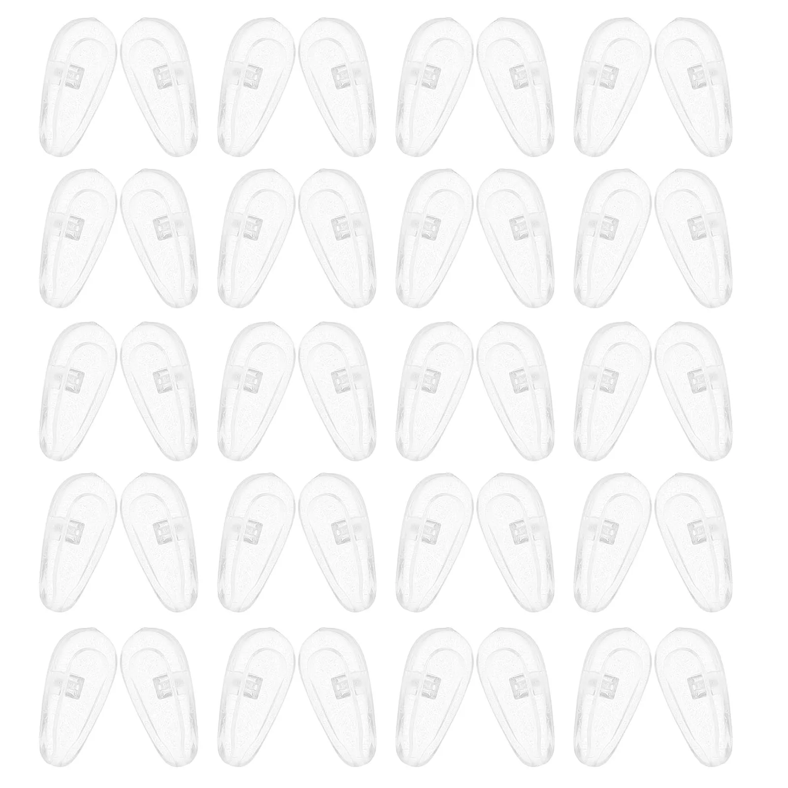 

50pcs Glasses Nose Pads Soft Silicone Antislip Comfortable Replaceable Guards For Eyeglasses Accessories Long Use