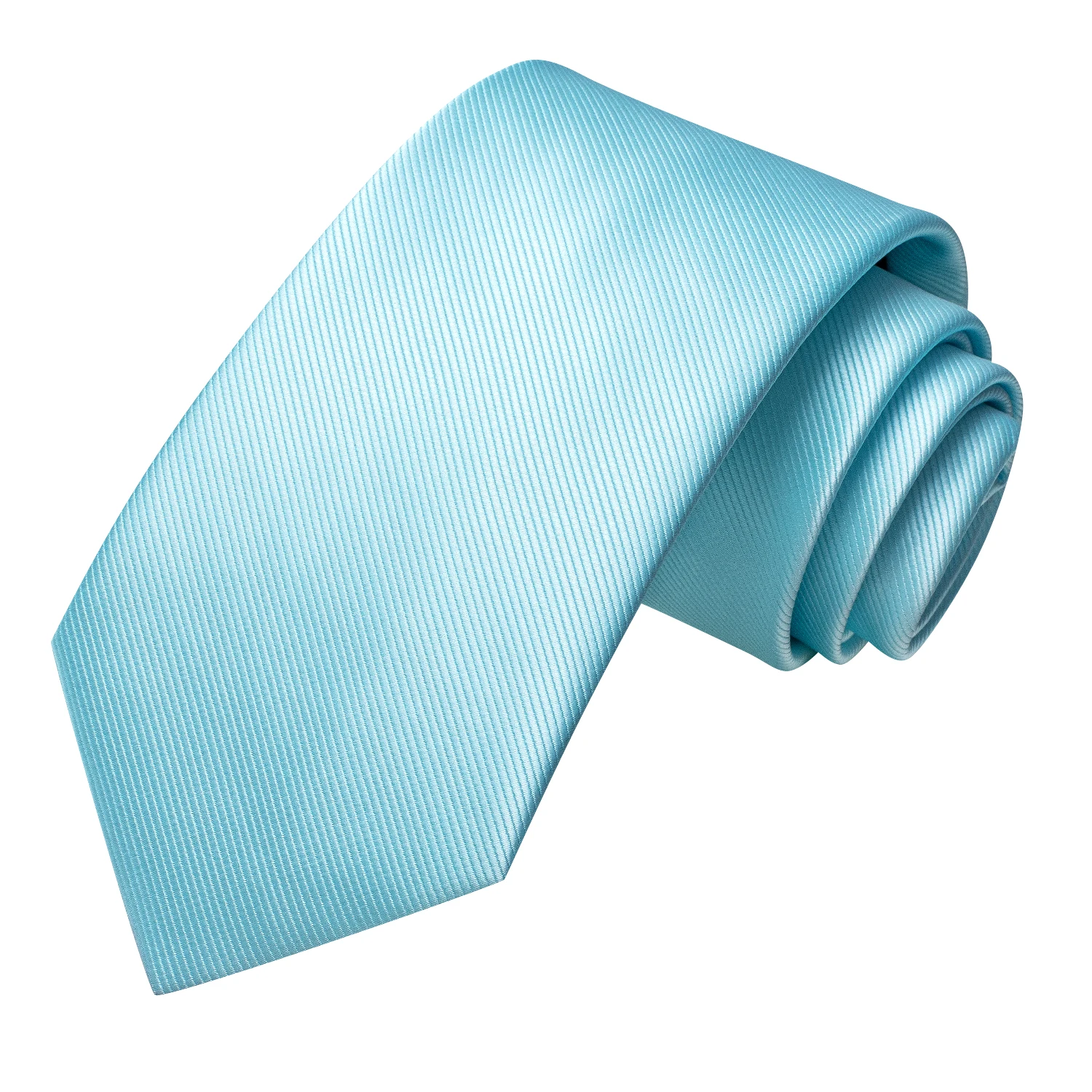 Hi-Tie cielo blu solido moda uomo cravatta fazzoletto gemelli per smoking accessorio classico seta regalo di lusso cravatta per gli uomini