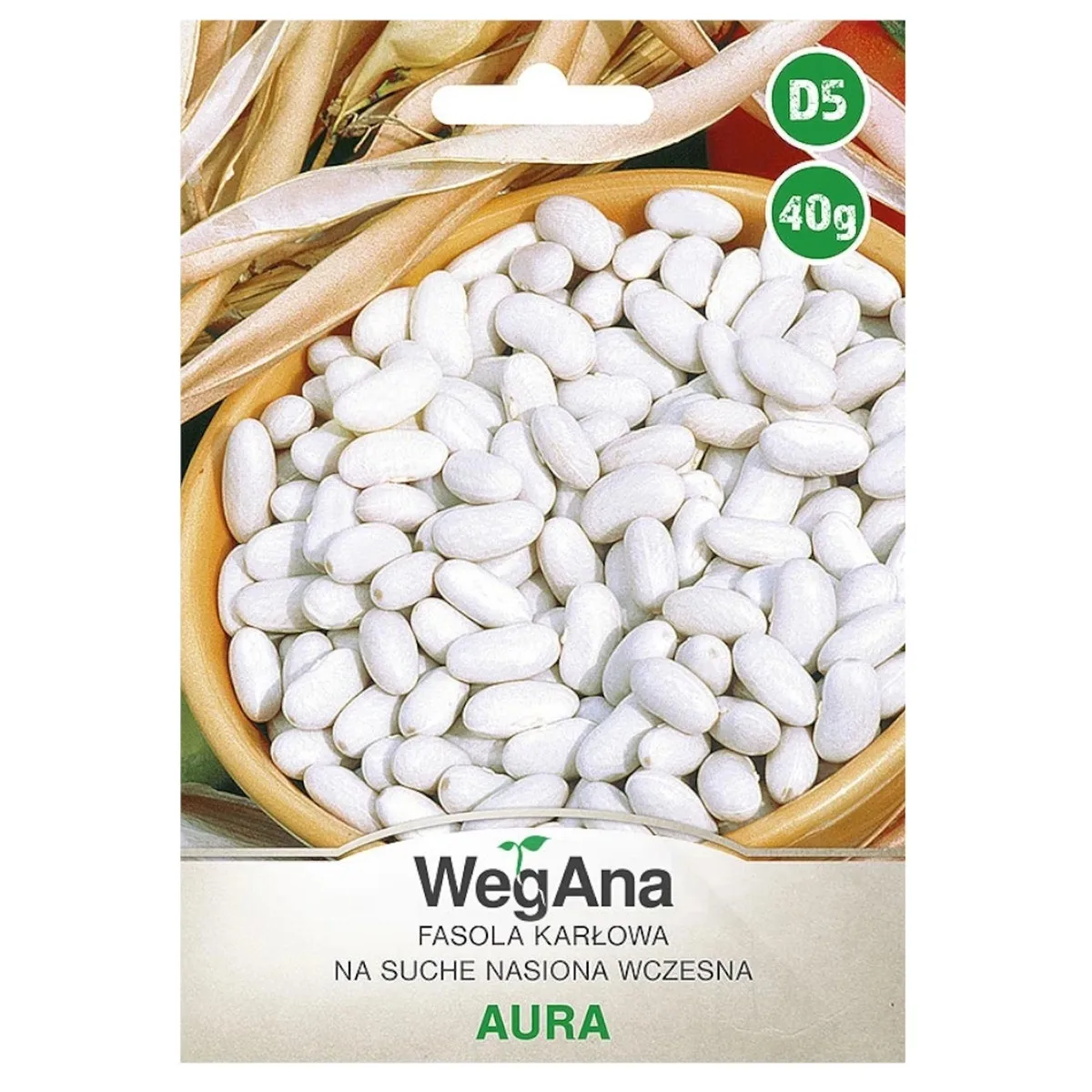 Beans for dry grain Aura seeds 40g vegetable seeds VegAna