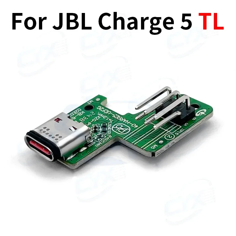 Para JBL Charge 5 TL Altavoz Bluetooth Micro USB Placa de alimentación conector tipo c puerto de carga USB