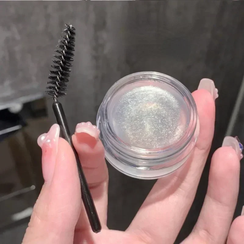 1pc gel de estilo de sobrancelha-incolor, textura suave, pentear sobrancelhas, adequado para compromissos e uso diário