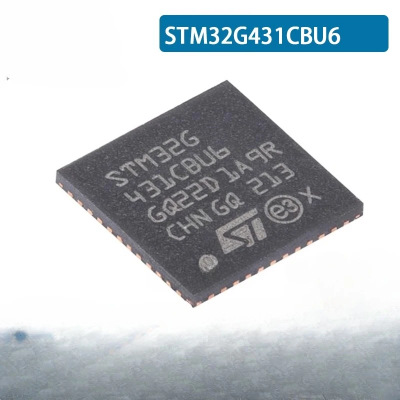 

5PCS/LOT STM32G431CBU6 UFQFPN-48 ARM Cortex-M4 Mainstream Arm Cortex-M4 MCU 170 MHz with 128 Kbytes of Flash Memory