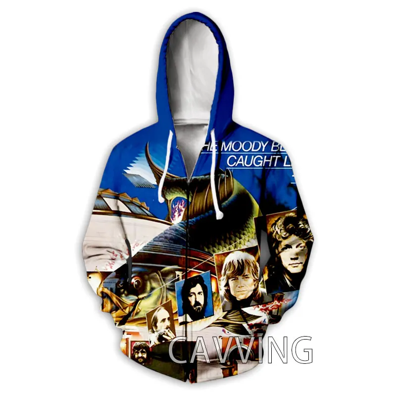 CAVVING 3D Printed  The Moody Blues Band Zipper Hoodies Zip Hooded Sweatshirt Harajuku Hoodie Sweatshirt for Men/women