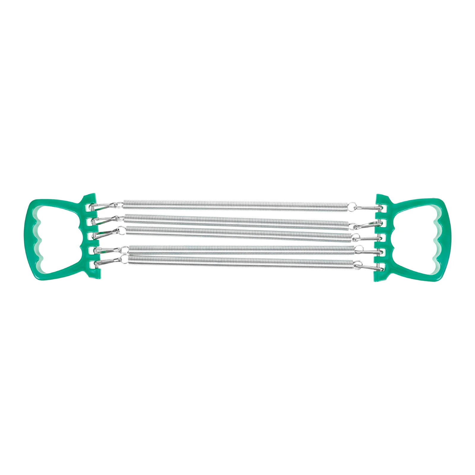 Spring Tensioner Children's Fitness Rope Green Lightweight Portable Safe Spring Steel Chest Expander Pulling