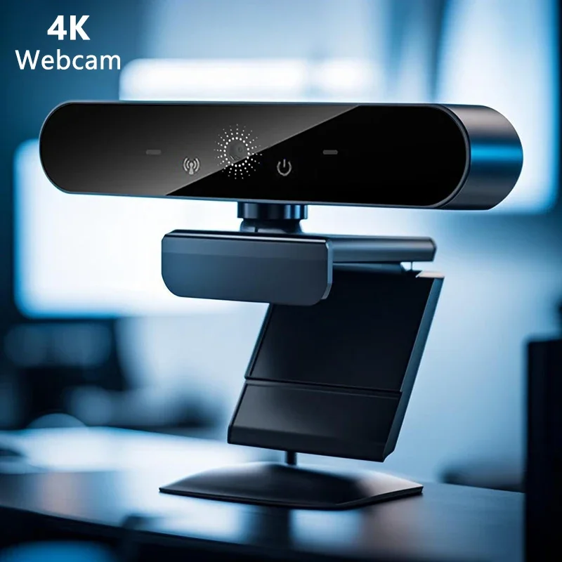 4K Webcam for PC Computer Camera with Microphone HD 2K 1080P Auto Focus USB Plug and Play Laptop Web Camera  for Video Calling