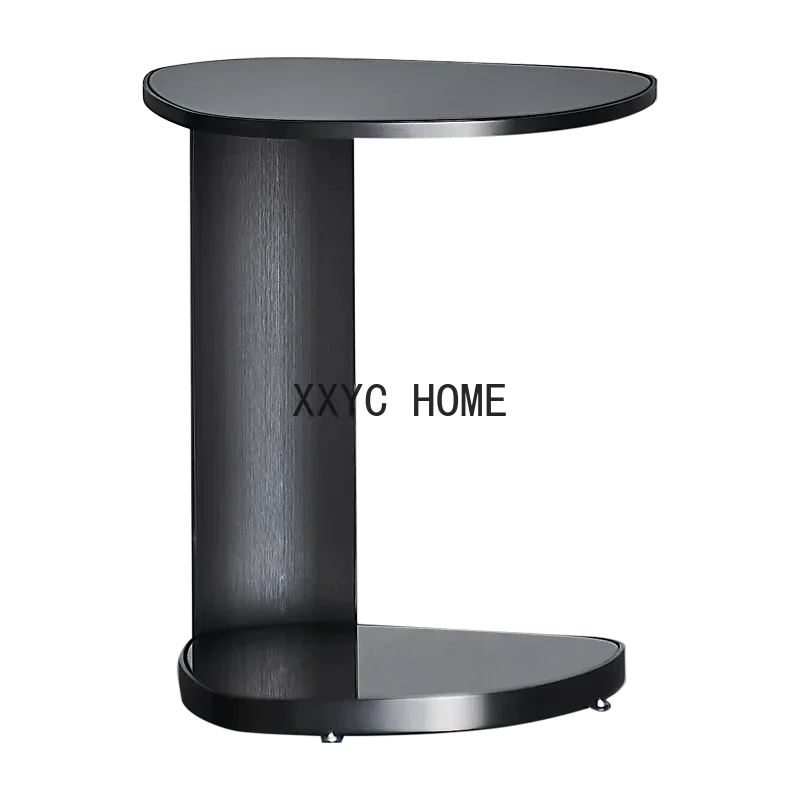 Table d'appoint Table d'angle/Minimaliste italien/Quadrée/Verre trempé