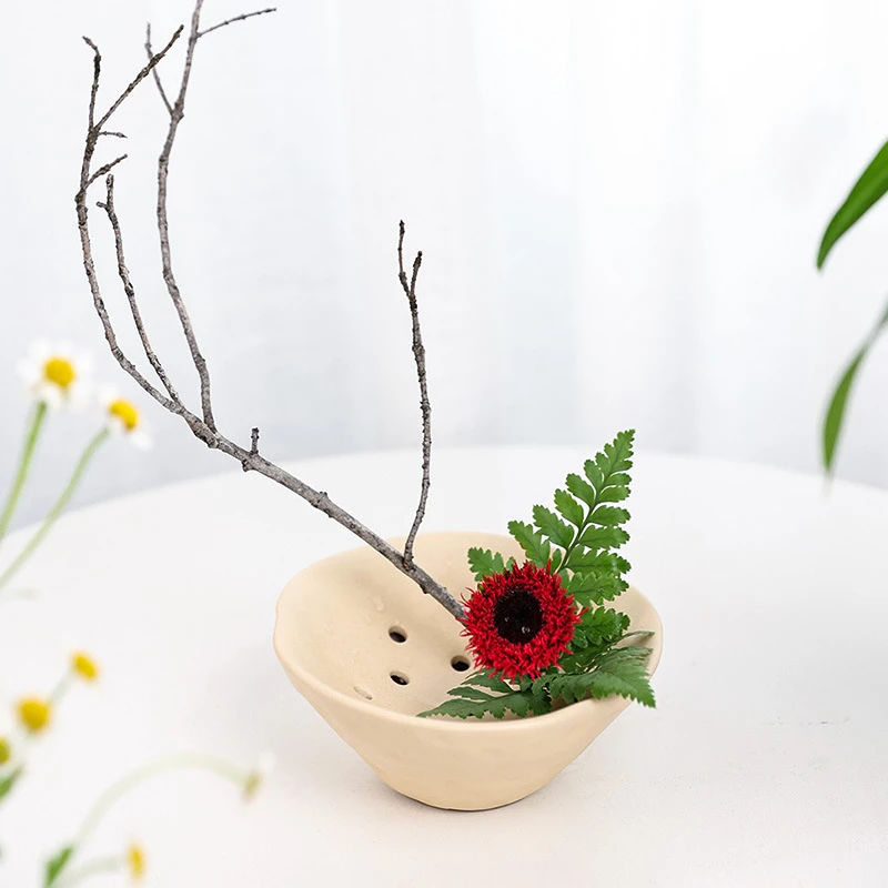 Höhlen Blumen schalen Keramik – Ikebana Vase Kenzan Bewertung und Preis