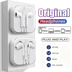 Original Type C Wired Headphone For Xiaomi Mi 14 13 12 Pro Ultra Lite 3.5MM Earphone Redmi Poco Huawei Samsung Earbuds Headset