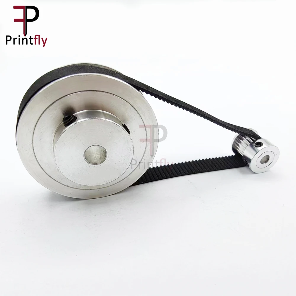 GT2 2GT 2M Timing Belt Pulley 80teeth 20teeth 3/3.17/4/5/6/6.35/8mm Reduction 4:1/1:4 Belt Width 10mm for 3D Printer Accessories