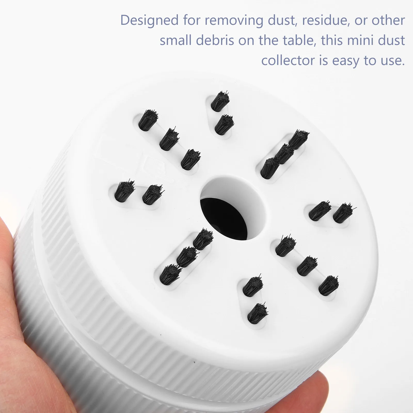 Wireless Mini Table Vacuum Cleaner High Suction Lightweight Detachable Desk Dust Cleaner for Paper Scraps Pet Hair Soot Powder