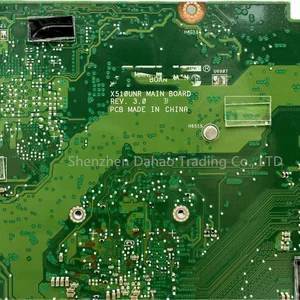 تم اختبار اللوحة الأم المحمولة بالكامل للوحة الأم ASUS و X510UN و X510UA و X510UAO و X510UF و Core I3-8130U و I5-8250U و I7-8550U و I7-8550U أفضل 10 آلات رهان مبيعات - رقم 1