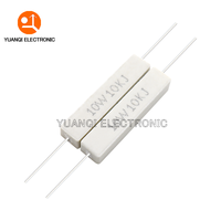 10PCS 10W 5% Cement Resistor Power Resistance 0.1R-10K 1R 10R 100R 0.5 1 1.5 2.2 8.2 10 12 22 47 68 100 150 1.2K 2.2K ohms