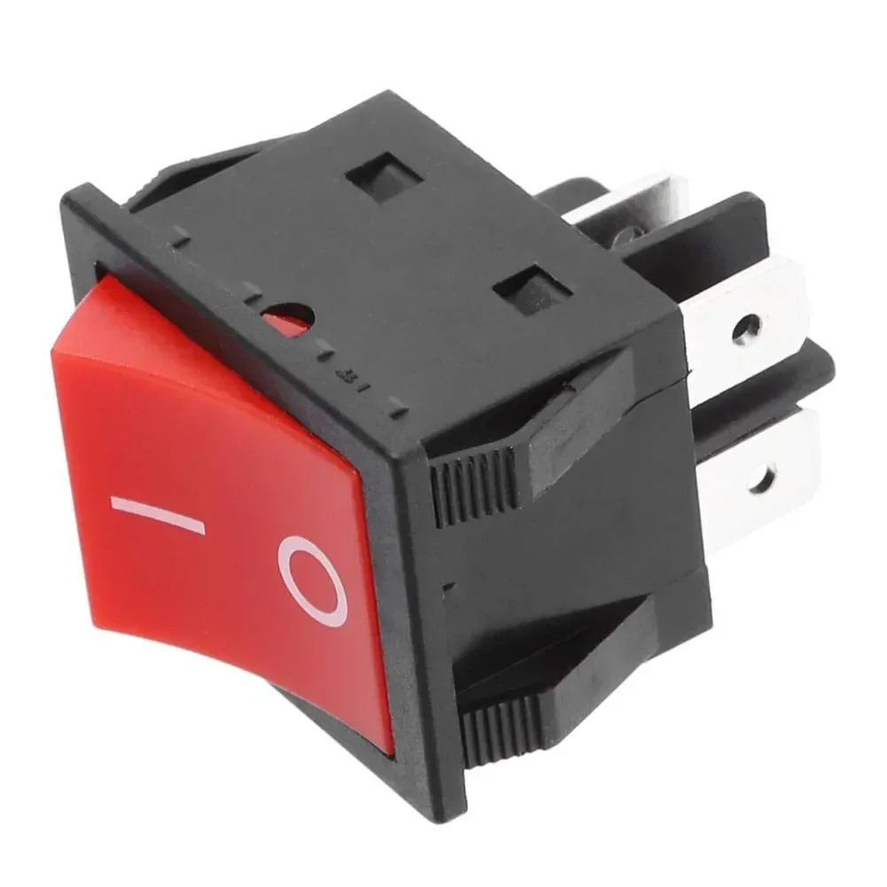 1Pcs Welder Power Switch 30A 125/250V 4-Pin Boat Switch Latching Rocker Power Switch With Light Electrical Equipment & Supplie