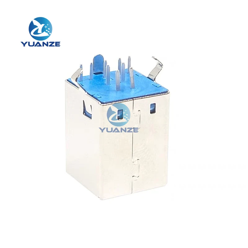 2/5pcs USB 3.0 Type B Female Plug jack USB-B Right Angle AF Socket Printer Connector Terminal