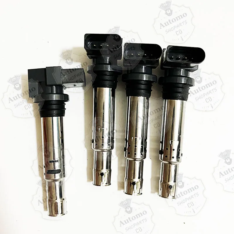 4pcs Ignition Coil 036905715F 036905715A 036905715C For AUDI A3 S3 Volkswagen VW Polo Tiguan Jetta Golf CC EOS 1.2 1.6 1.4