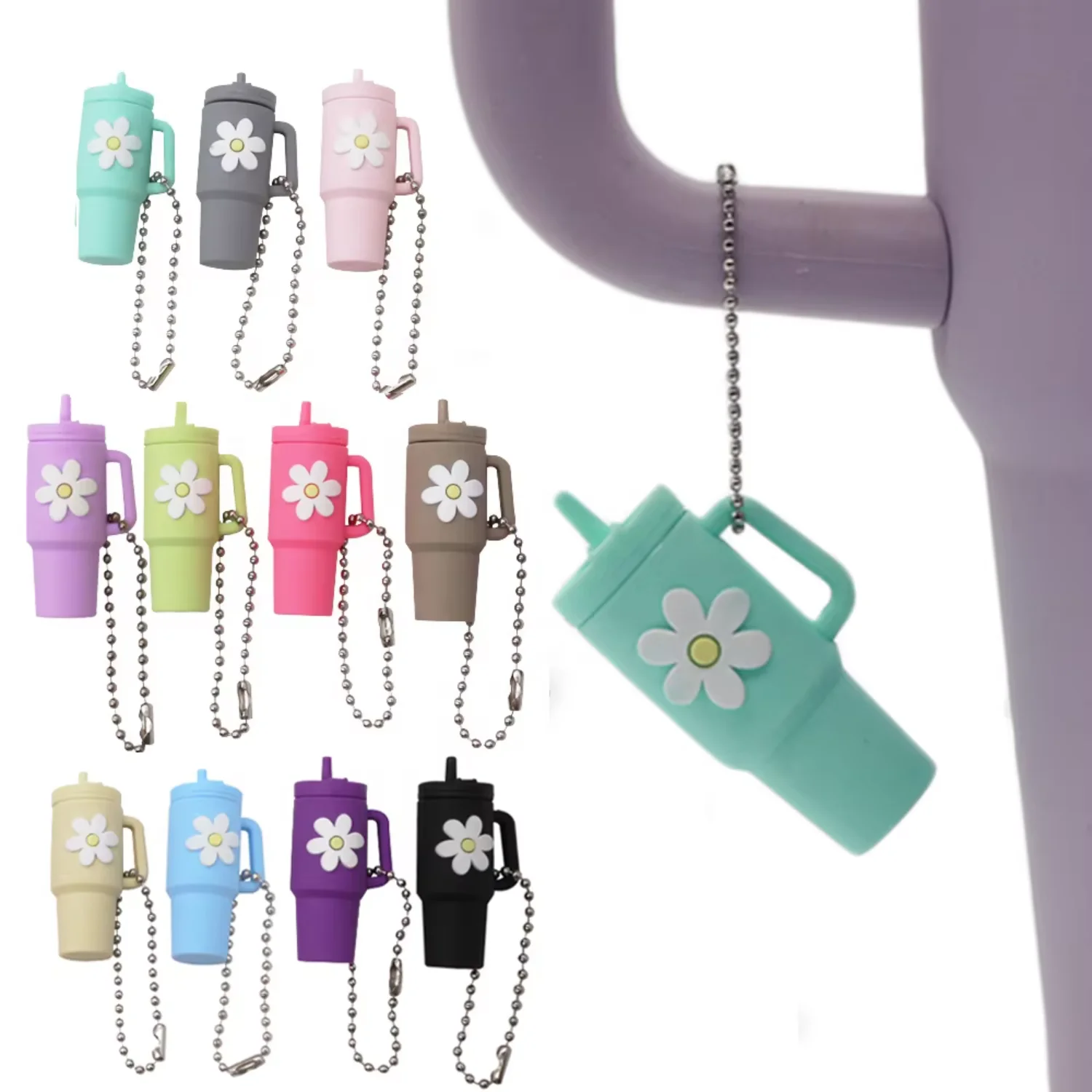 Keychain decorative Charms Chain Accessories set For 40 oz  Tumbler   wholesale