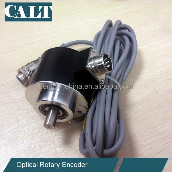 

In stock CALT 6mm solid shaft 5000 ppr 2500 ppr optical incremental rotary encoder