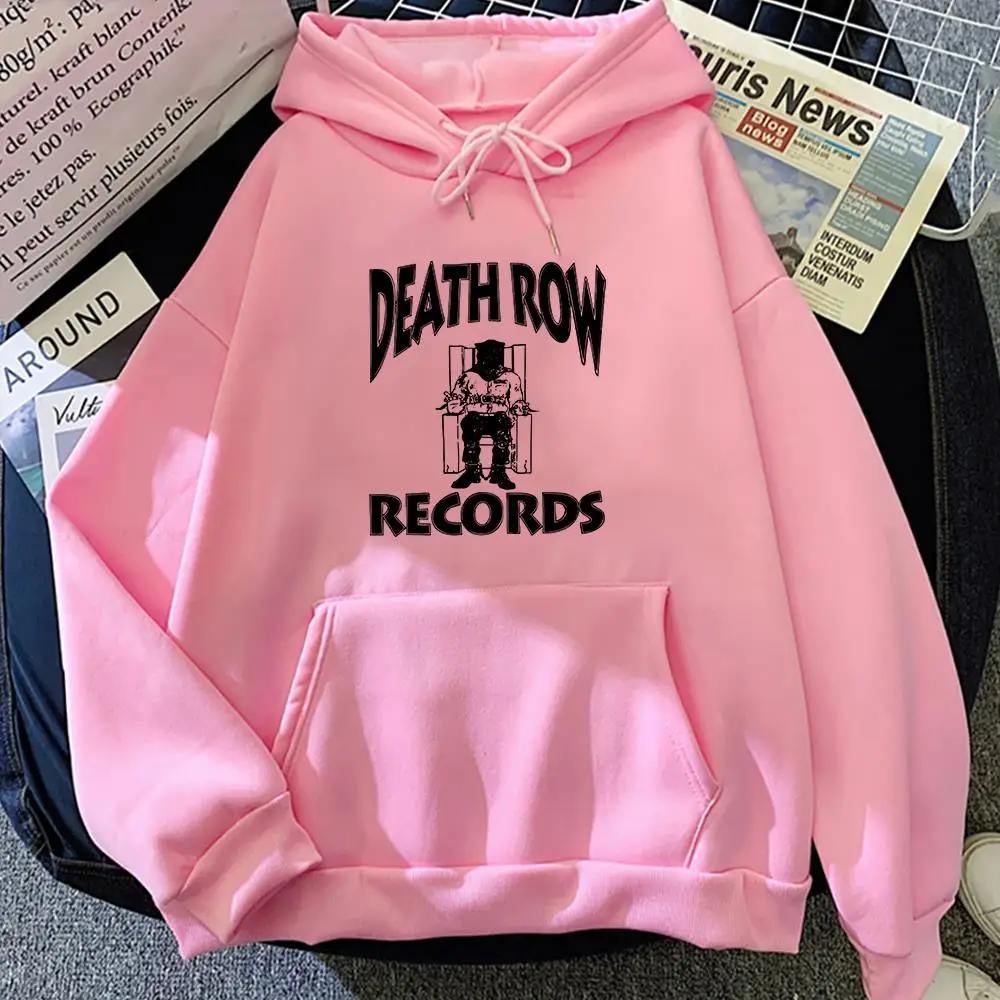 DEATH ROW RECORDS HOODIE High quality aesthetic pattern men's hoodie hip-hop autumn and winter casual boy outerwear sportswear