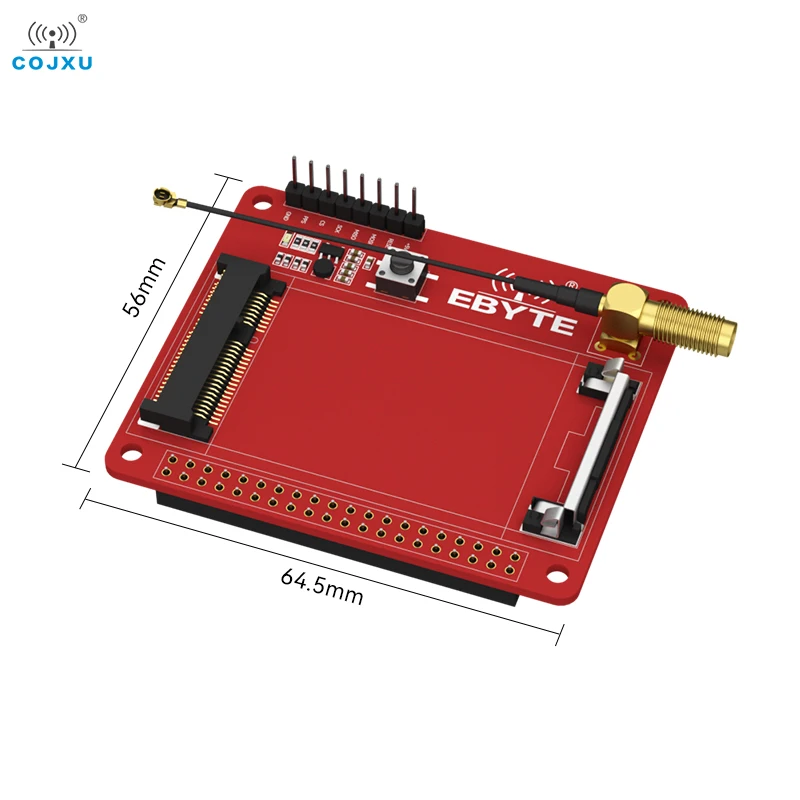 PCIE Transfer Test Board 230/433/470/868/915MHz PCIE Interface LoRaWAN Gateway Raspberry Pi COJXU E15-LW-T1