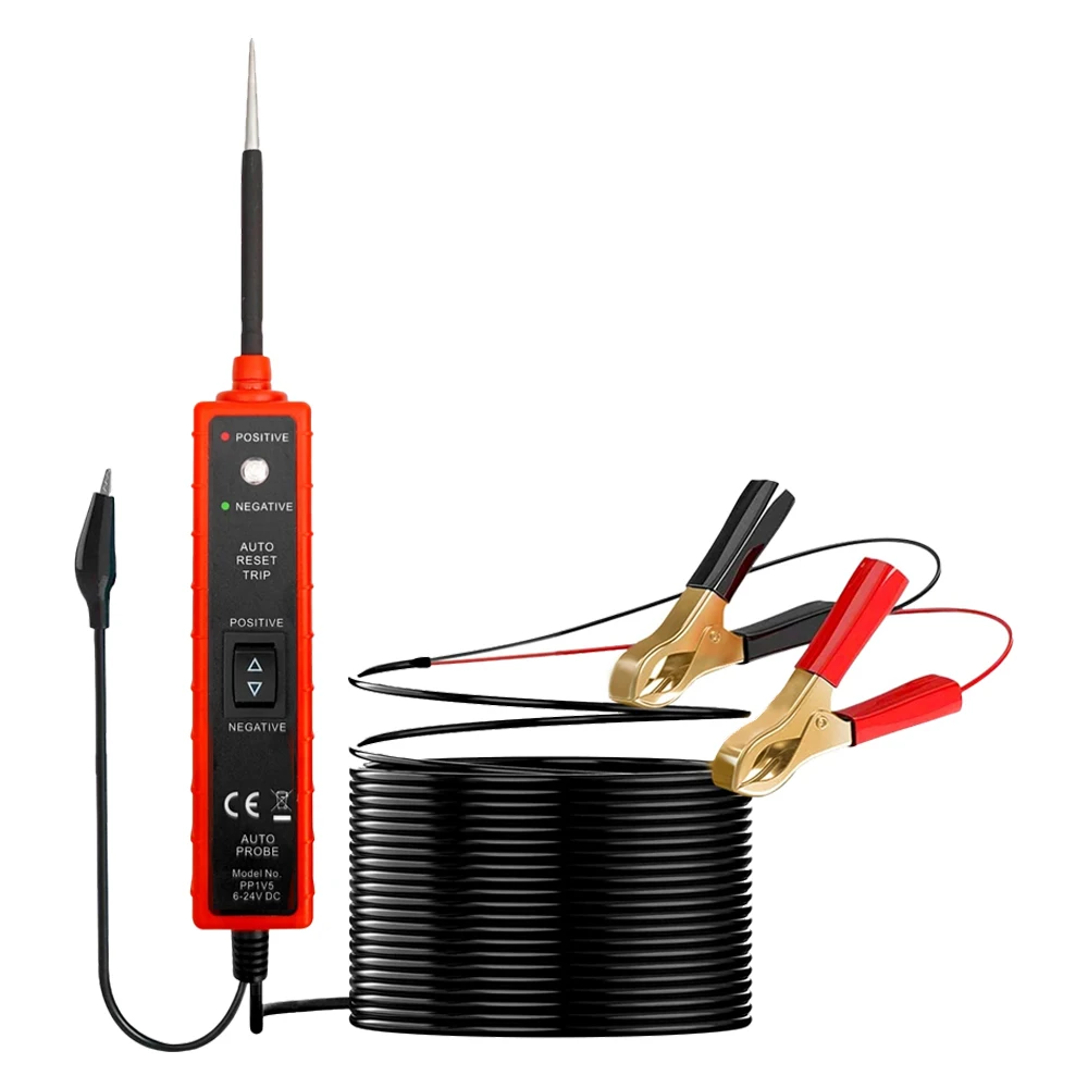 6-24V Automotive Circuit Diagnostic Tool Electrical System Tester Car Tive Circuit Tester Multi-Function Drive Test Pen