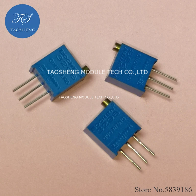 1PCS 3296W-1-203 3296W-1-104 3296W Multi-turn Adjustable Potentiometer【TAOSHENG】MODULE #TS10003