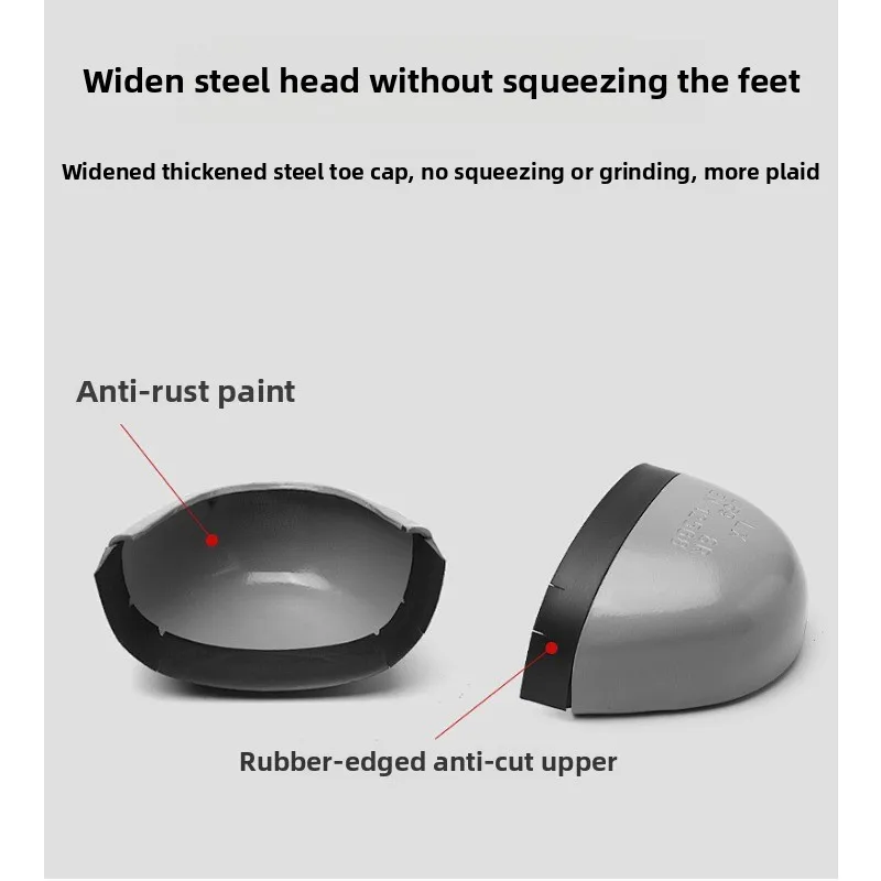 أحذية حماية العمل للرجال مضادة للتحطيم ومضادة للثقب ونعل ناعم غير متعب وقابلة للتنفس ومقاومة للاهتراء وحماية آمنة