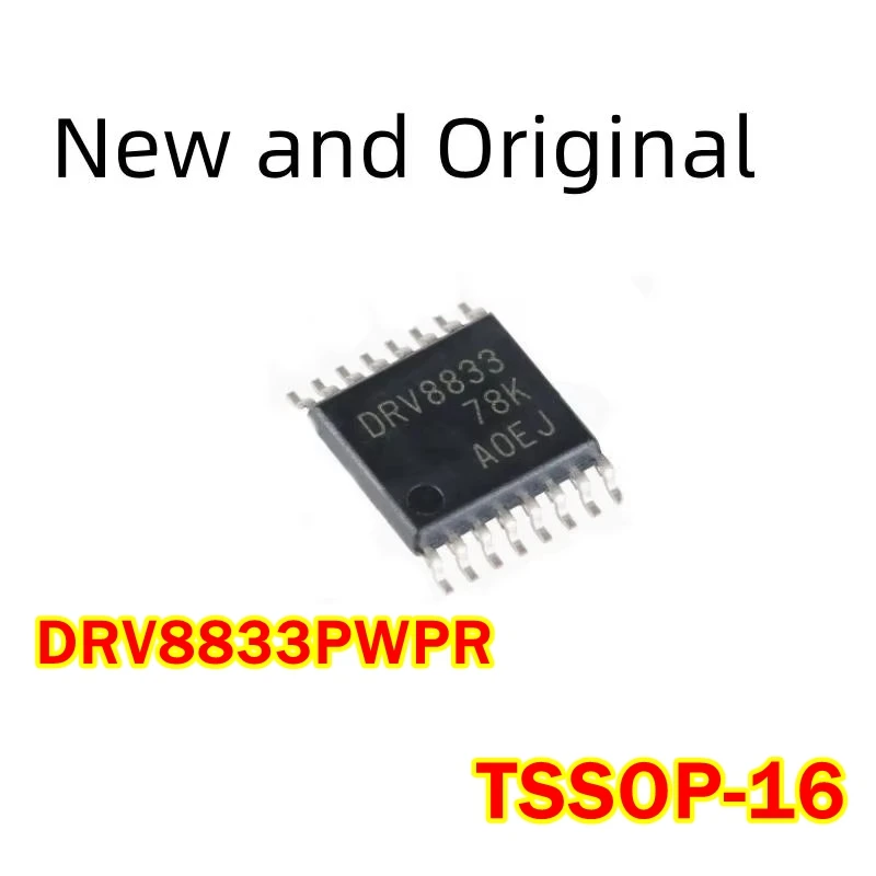 

New and Original DRV8833 DRV8833PWPR TSSOP-16 DUAL H-BRIDGE MOTOR DRIVER