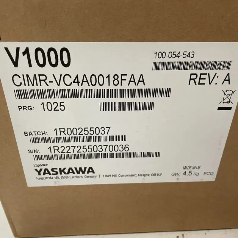 Yaskawa CIMR-VC4A0018FAA Inverter New In Box Expedited Delivery