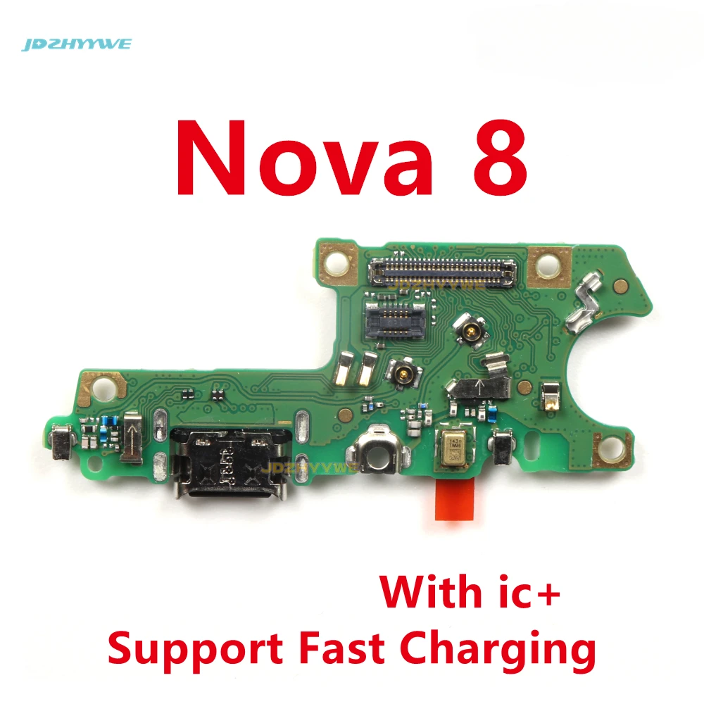 USB Charger Dock Board For Huawei Nova 8 9 10 Pro 8 Se 9S e 10 Se Usb Charging Port Board Connector Flex Cable Parts