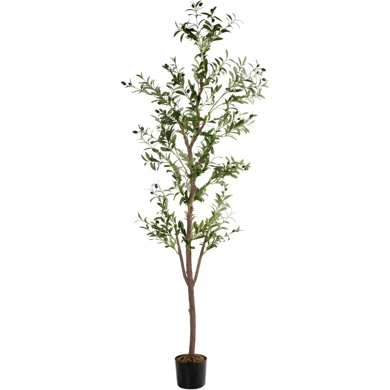 

Artificial Olive Tree Faux Olive Tree, Realistic Silk Olive Plants with Leaves and Lifelike Fruits, Fake Potted Tree
