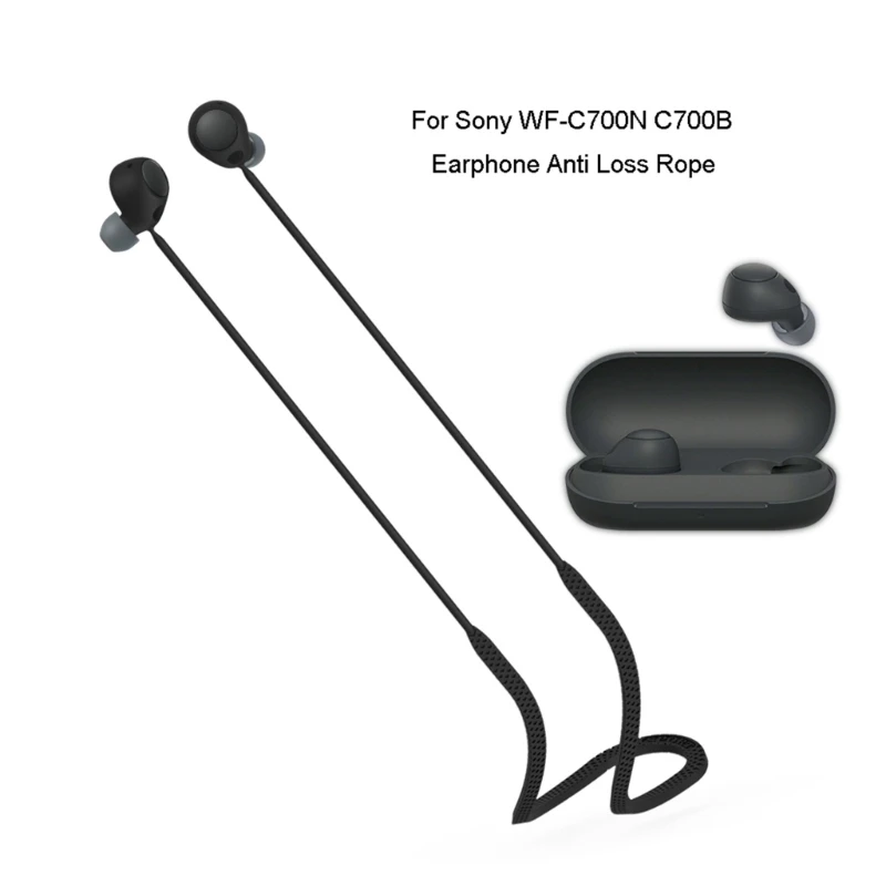 Anti-lost Neck Strap Lanyard Earphone Cord Rope for Sony WF-C700N C700B Wireless Bluetooth-compatible Earbud