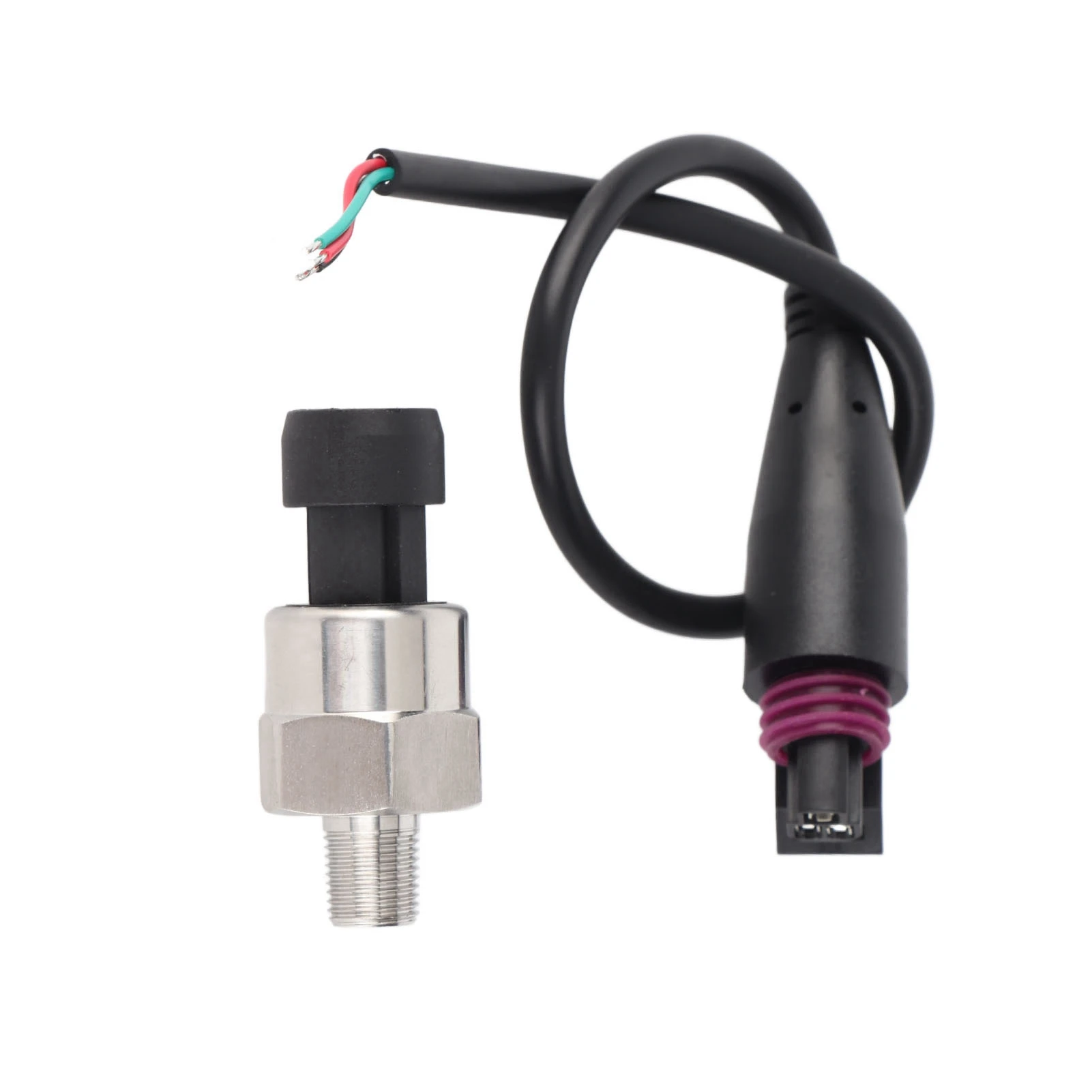 Sensor de pressão transdutor de pressão 1/8npt rosca transdutor de pressão de aço inoxidável sensor remetente para óleo combustível água