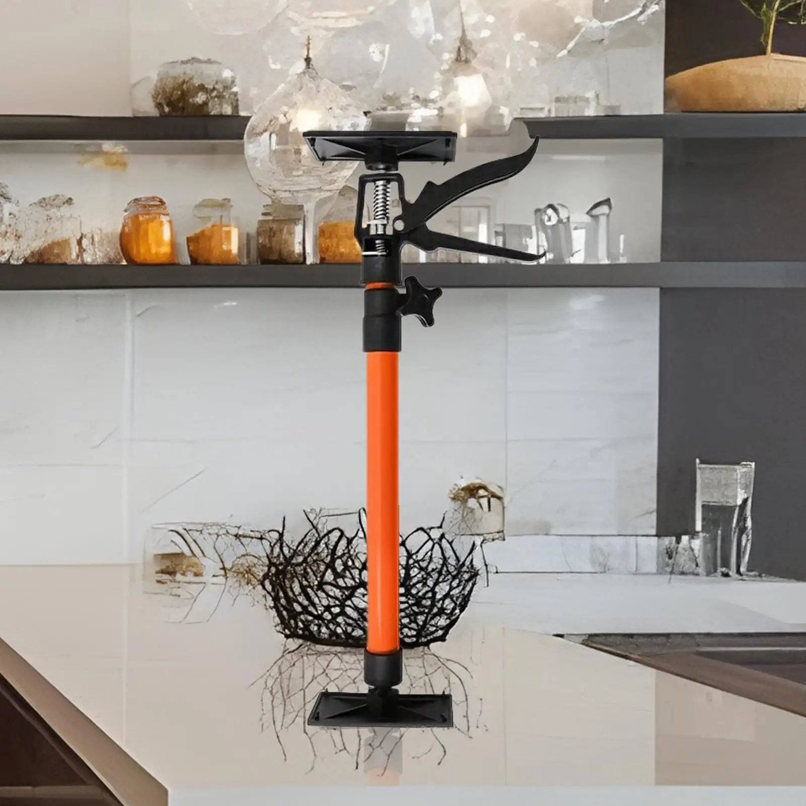 

50-115 см экономичный опорный столб, домкрат для шкафа, строительный инструмент для гипсокартона, расширяемый нескользящий ручной подъемный домкрат, инструмент