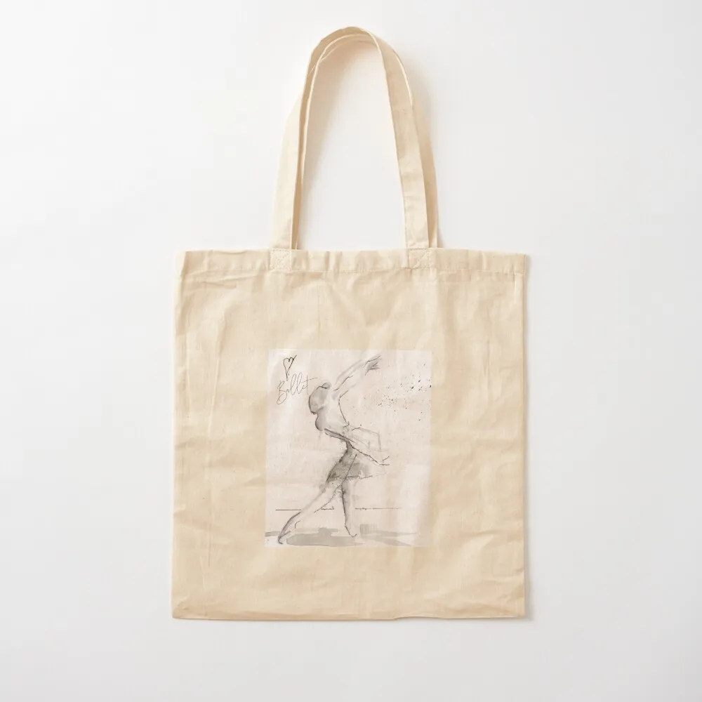 

Love ballet ballerina Tote Bag Women's bag Women's shopper Woman shopper bag Canvas Tote