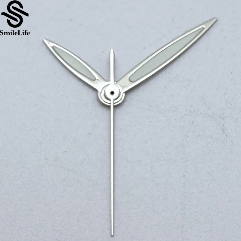 SmileLife NH35 Silver Polished Hands Green Luminous for Japan NH35/NH36/4R/7S Automatic Movement Mechanical Watch Accessories