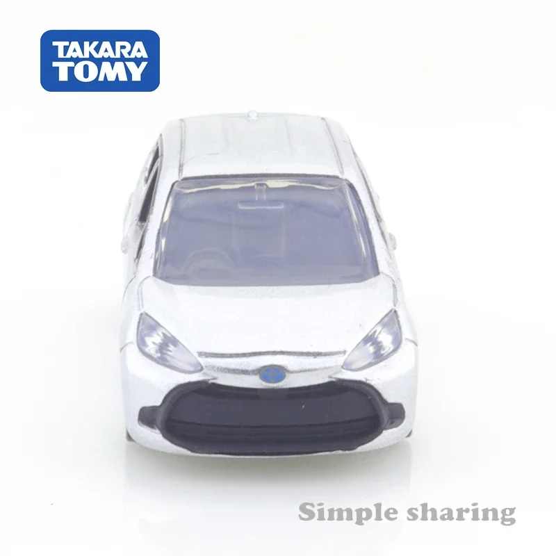 Takara Tomy Tomica No.34 Toyota Aqua 1/59 Car Model Reproduction Series Children Christmas Diecast Automotive Ornaments Toys