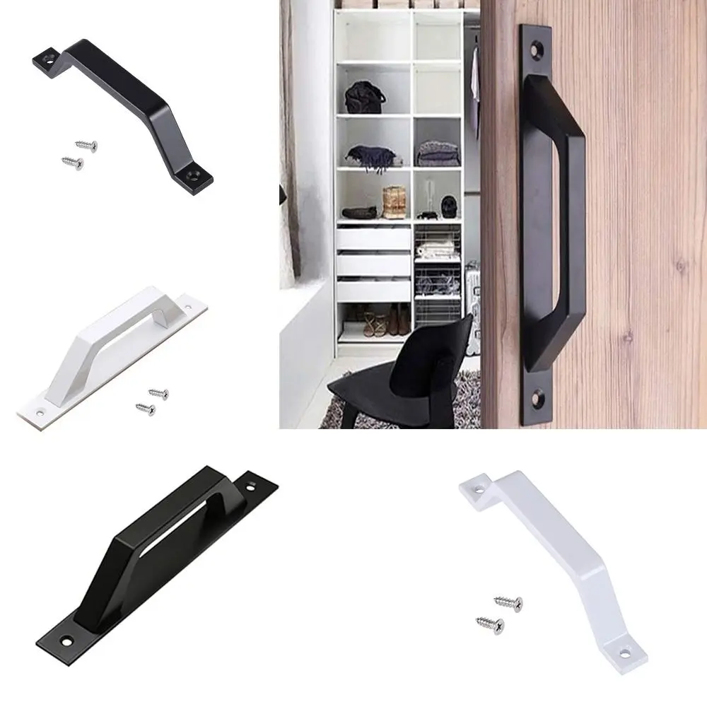 Kenop Pintu Minimalis dari Paduan Aluminium, Gagang Pintu Geser, Tarikan Pintu Gudang, Furnitur Dorong-Tarik