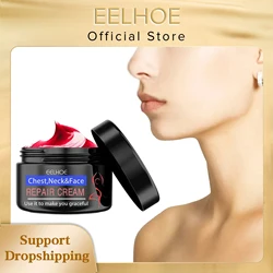 EELHOE Firming Neck Cream Skin Care Anti Wrinkle Tightening Neck Face Lifting Double Chin Eliminate Dark Neck Removal Cream 50g