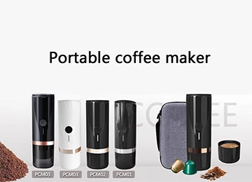 Portable Coffee Maker Portable Pod Coffee Maker Mini Automatic Espresso Handpress Pod Portable Coffee Machine Usb Aluminum OEM