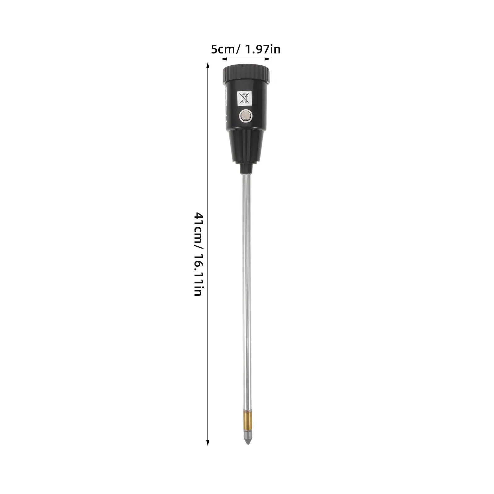 Soil Moisture Meter PH Tester 12 Inch Long Probe High Precision Two in One Soil Testing Tool for Garden Lawn Farm Indoor Outdoor