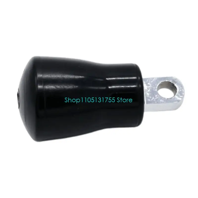 K0EF Cable Machine Handle Connector Set for Pulldowns and Rows, with Grip, Detachable Perforated Base, Cable Eyelet and Included