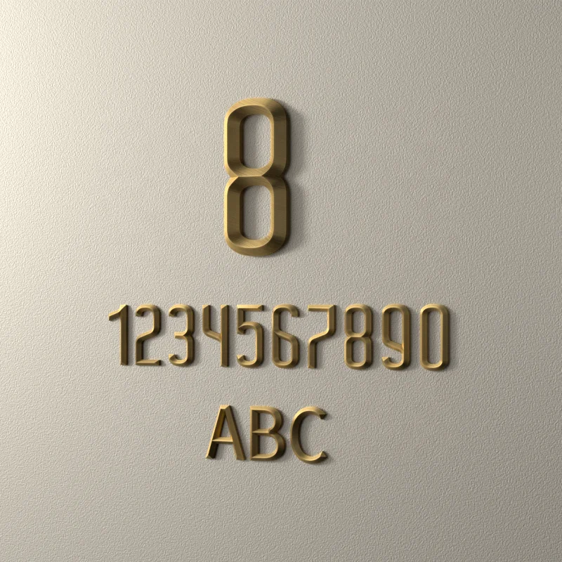 

Ezd Brass Letter Metal House Numbers Brass Numbers for the House or Business Door Plates