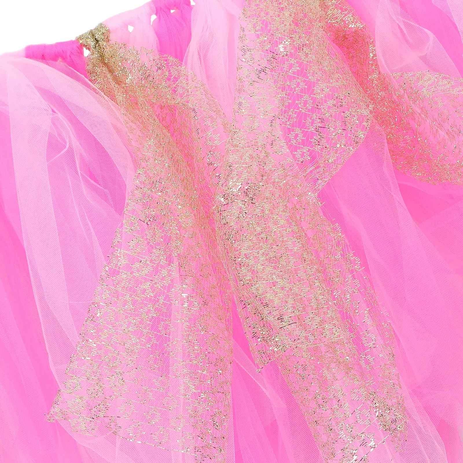 

Baby Shower Tutu Skirt Pink Golden Handmade High Chair Skirt Decoration 1St Birthday Party Table Decoration Dessert Cake Table