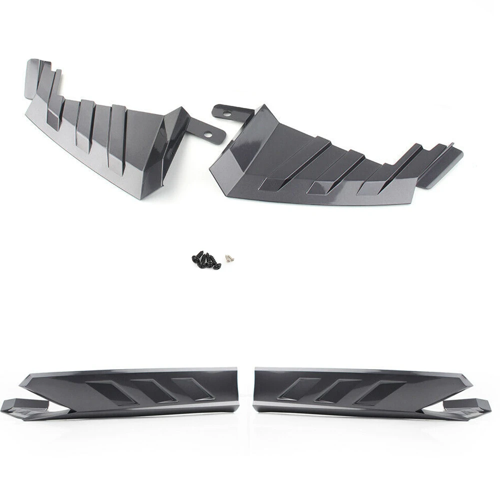 

Exterior Rear Bumper Side Trim Exhaust Corner Guard Canard Spoiler Lip For Honda Accord 10th GEN 2018-2020 4 Door Sedan AKASAKA