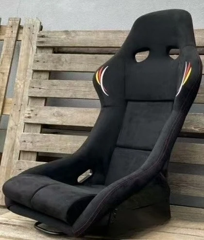 Universal MUGEN RECA Racing Bucket Seat FRP Fiberglass Back With H-Cloth Cushion Pad 1PC